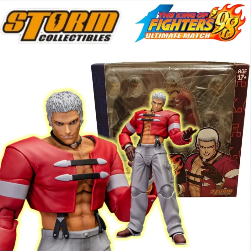 In Stock Storm Toys 1/12 Scale The King of Fighters '98 Yashiro Nanakase Anime Action Figure Model Doll Toys Hobby Collectible