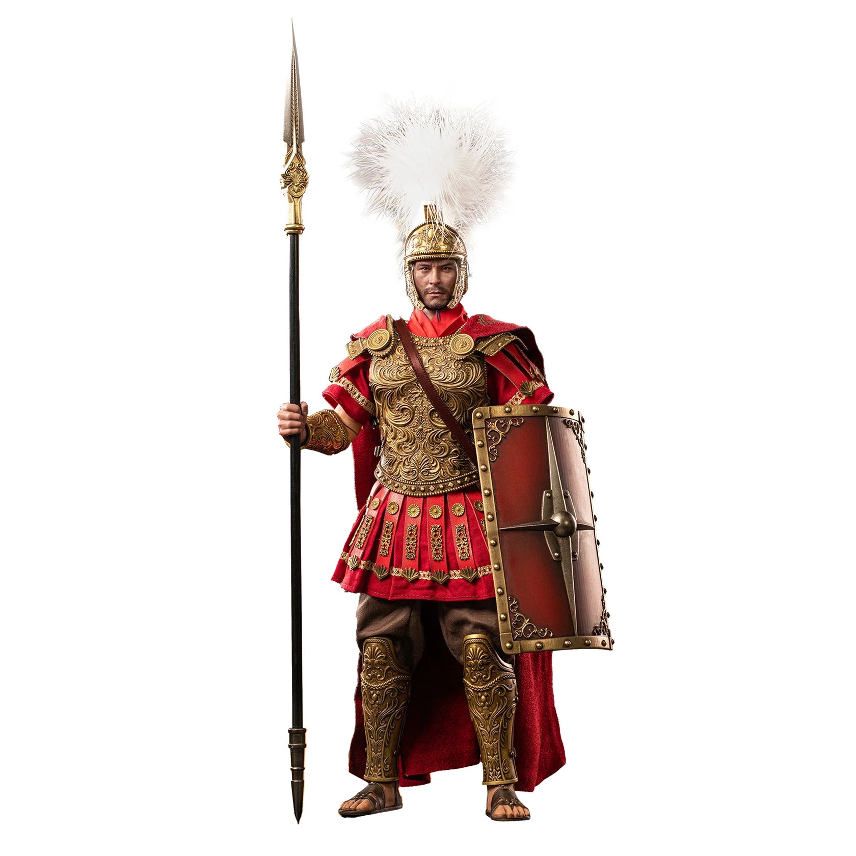 Haoyutoys WF2301 1/6 12inch Male Soldier Action Figure Imperial Legion Roman Imperial Protector Full Set Collectible Pure Copper