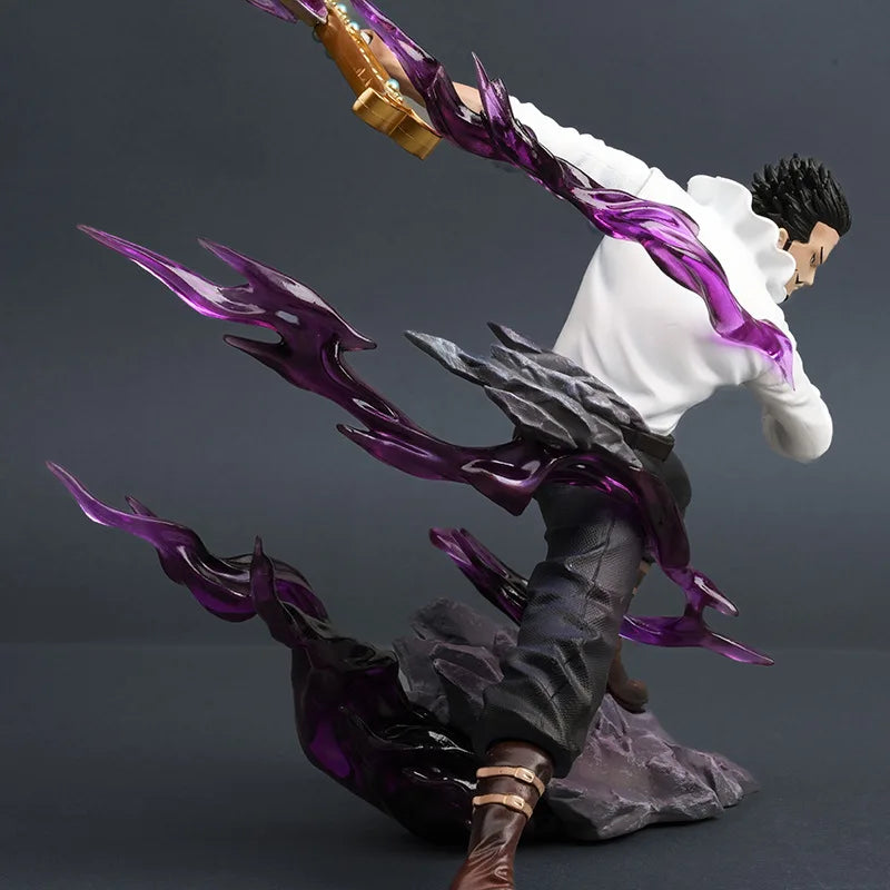 One Piece Dracule Mihawk Фигурки Mi Hawk Екшън Фигурка 35см PVC Статуя Модел Колекция Декорация Детски играчки Подаръци