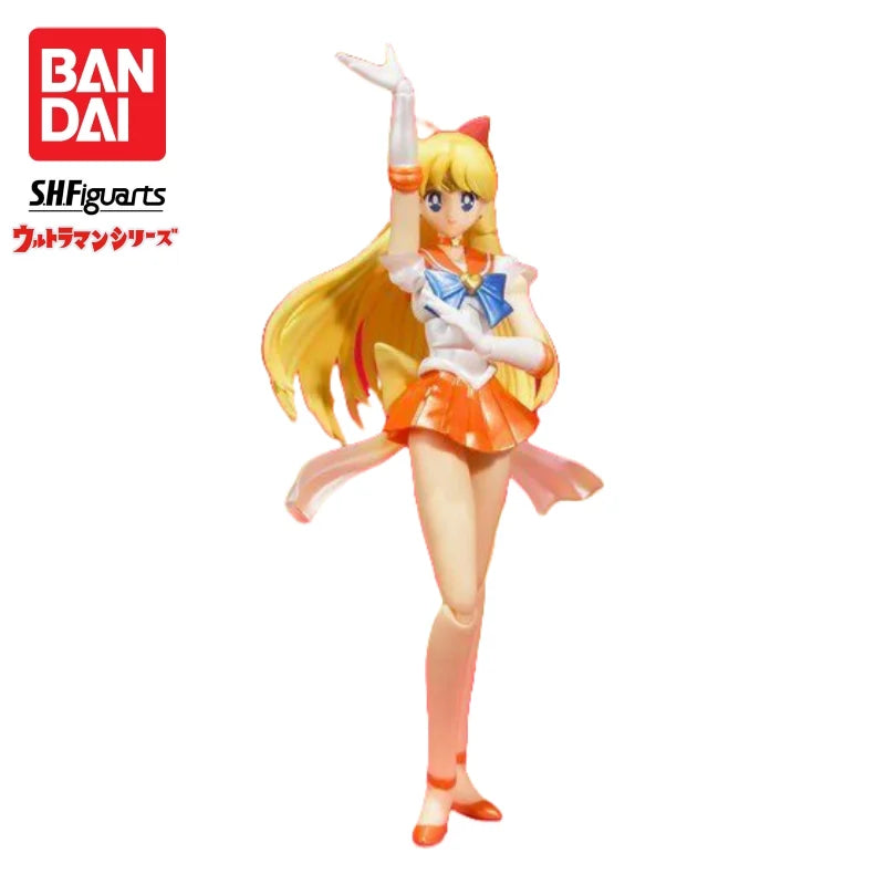 In Stock Bandai S H Figuarts Original Sailor Moon Aino Minako Model Doll Brand New Boxed Action Figure Anime Characters Garage