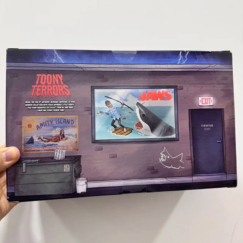 Toony Terrors NECA 03346 Figure JAWS Hooper Action Figuras Anime PVC Movable Model Doll Ornament Toys Original Gift for Kids