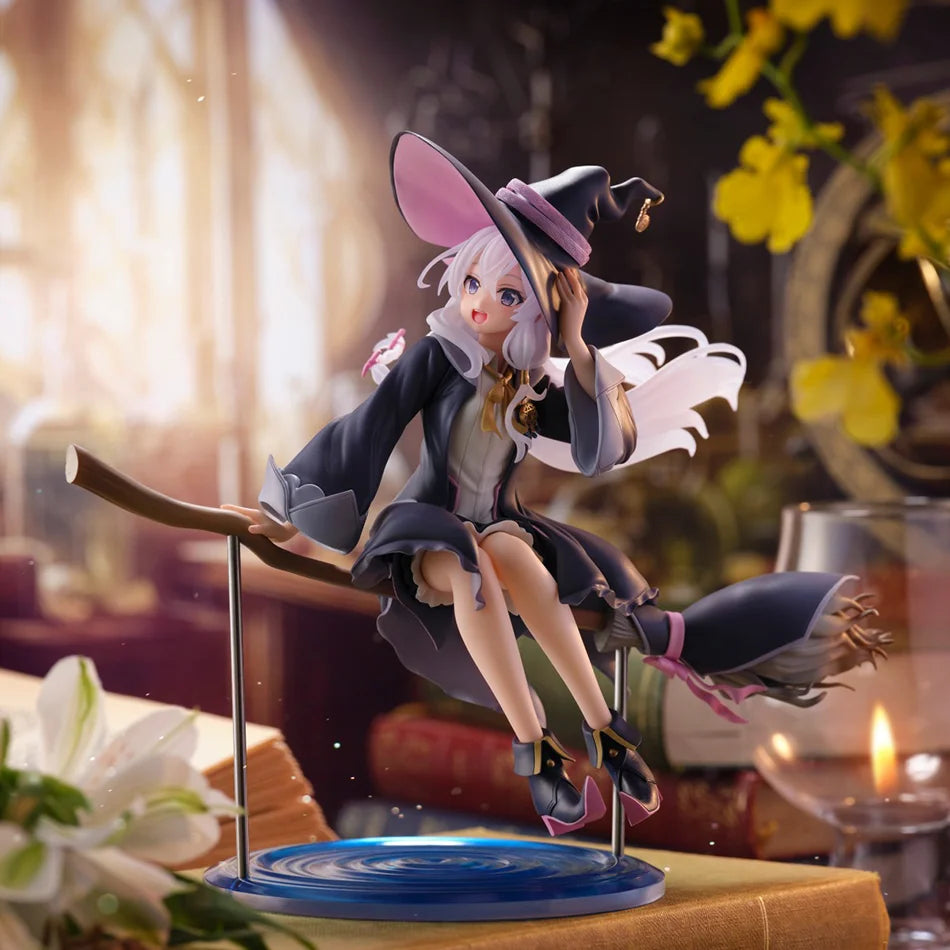 Anime Wandering Witch: The Journey Of Elaina 20cm Elaina PVC Action Figure Model Toys For Kids Birthday Gift