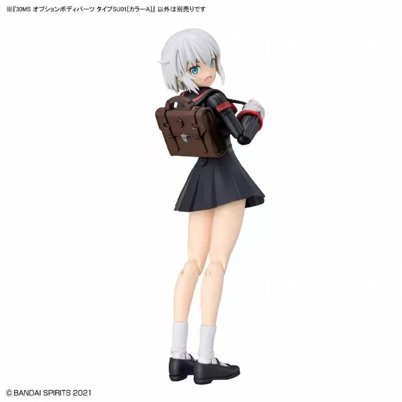 In Stock Bandai 30MS OB-19 Option Body Parts Type SU01 Color A School Uniform Outfit for 30 Minutes Sisters Assembly Model Kit