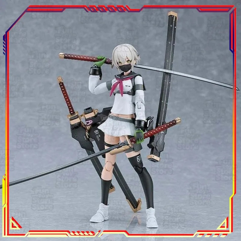 Romankey PLAMAX HH-02 Heavily Armed High School Girl Anime Action Figure Assembly Toy Collectible Model Official Licensed