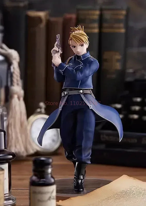 Original GSC POP UP PARADE Fullmetal Alchemist FA Roy Mustang Riza Hawkeye Anime Figur Actionfigur Sammlermodell Geschenk