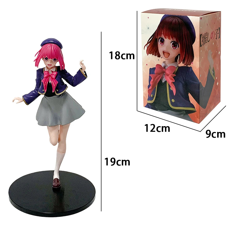 19cm Anime Oshi No Ko Figures Hoshino Ai Figures Hoshino Ruby/Rubii Arima Kana PVC Models Collection Ornaments Toys Gifts