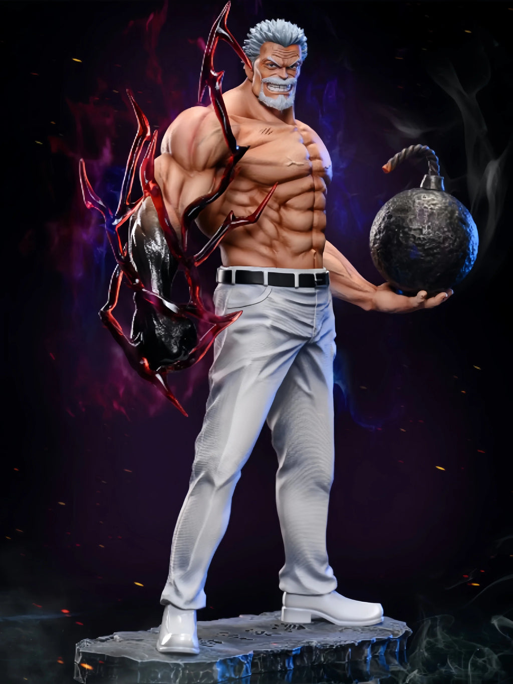 Anime One Piece Figur Monkey D Garp Modell Puppen Stehende Haltung Serie Action Figur PVC Sammlung Desktop Ornament Gifta