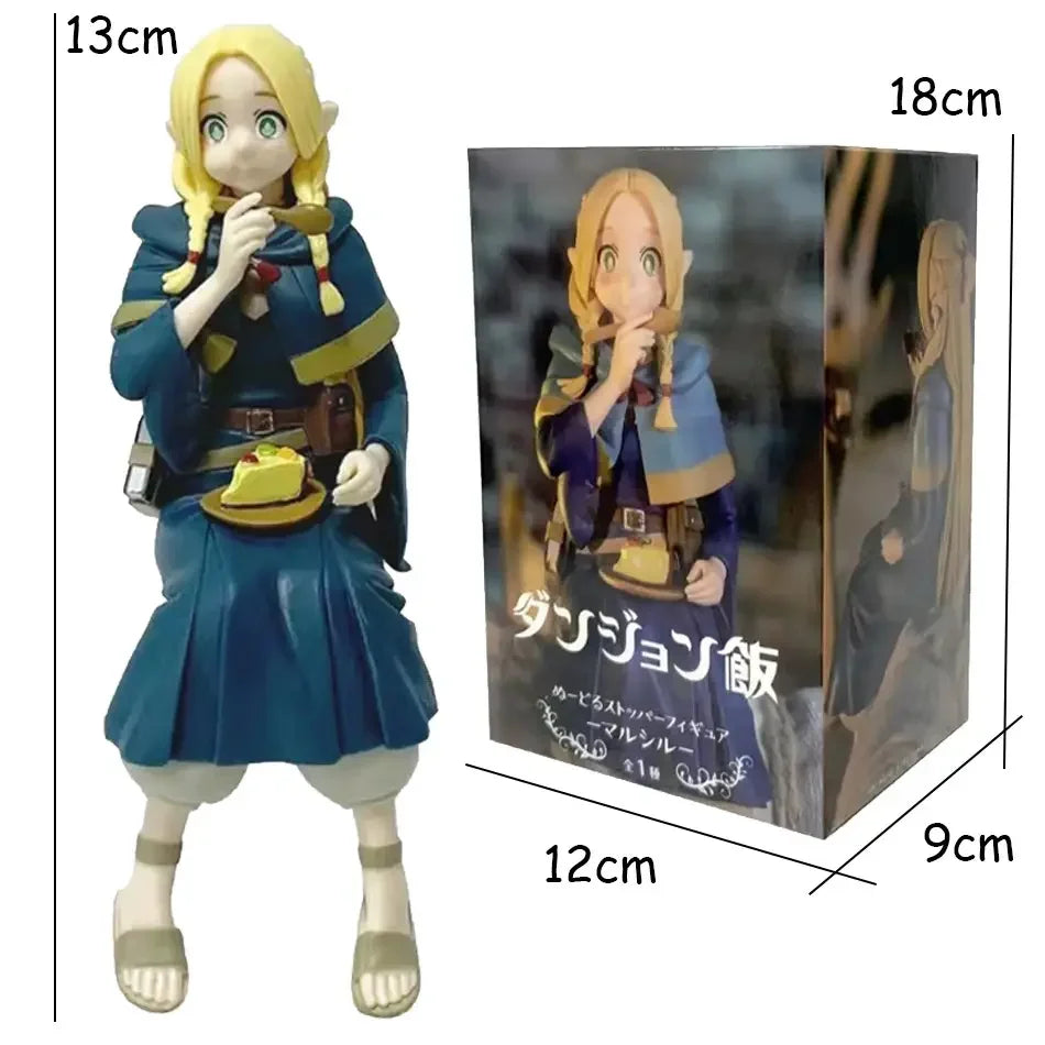 In stock Anime Figure Delicious in Dungeon Marcille Donato - Action Model Laios Touden Noodle Stopper Figurine Toy Collectible