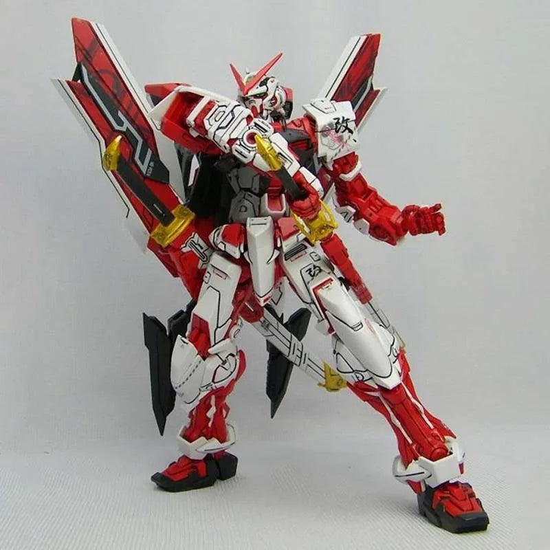 Bandai Gundam Model Kit MG Astray Red Frame Kai Action Figure Gunpla Building Kit Collectibles Anime Figures Toys For Boys Gift