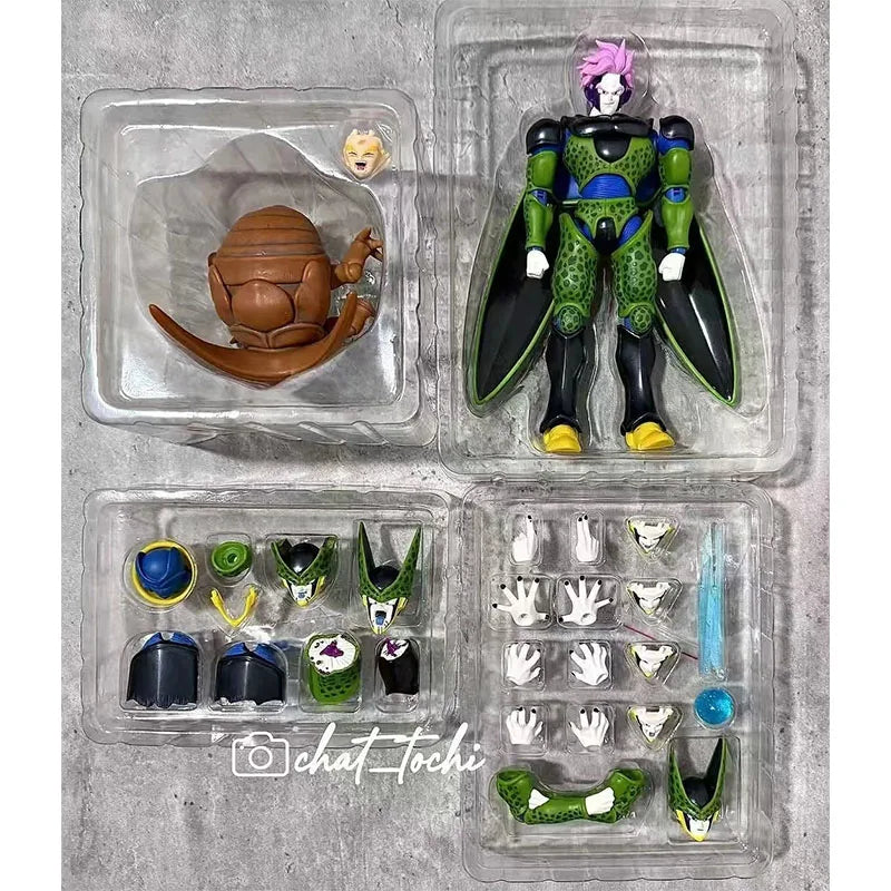 KW Studio Cell Figure Dragon Ball Cell Masked Perfext Monster Kw006adx Kw006bdx Perfect Cell Anime Action Figures Gifts Toys