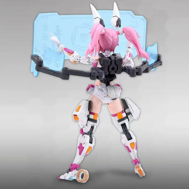 NUKE MATRIX Cyber Forest Fantasy Girls Rabbit Lirly Bell Mobile Suit Anime Action Figure Assembly Model Kits Gift Toys