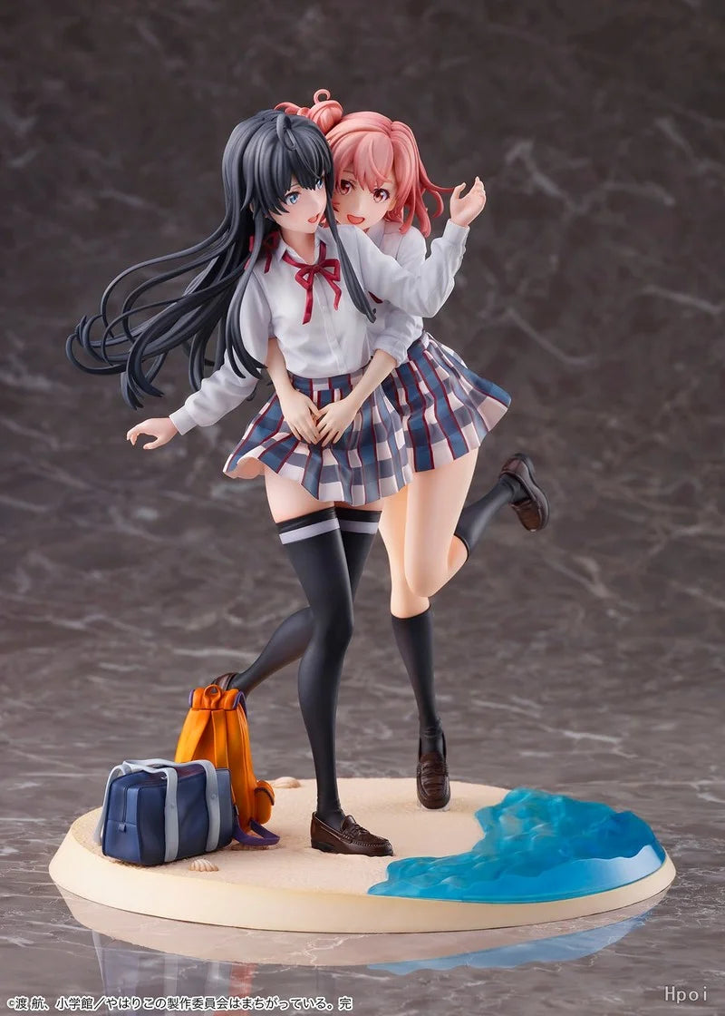 SSF Original:Kawaii girl Yukinoshita Yukino Yuigahama Yui 1/7 PVC Action Figure Anime Figure Model Toys Collection Doll Gift