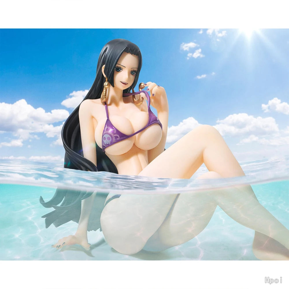 MegaHouse  POP "Limited Edition" Nico Robin Boa.Hancock Nami Ver.BB Handmade Model Anime Character Figurines Collectible