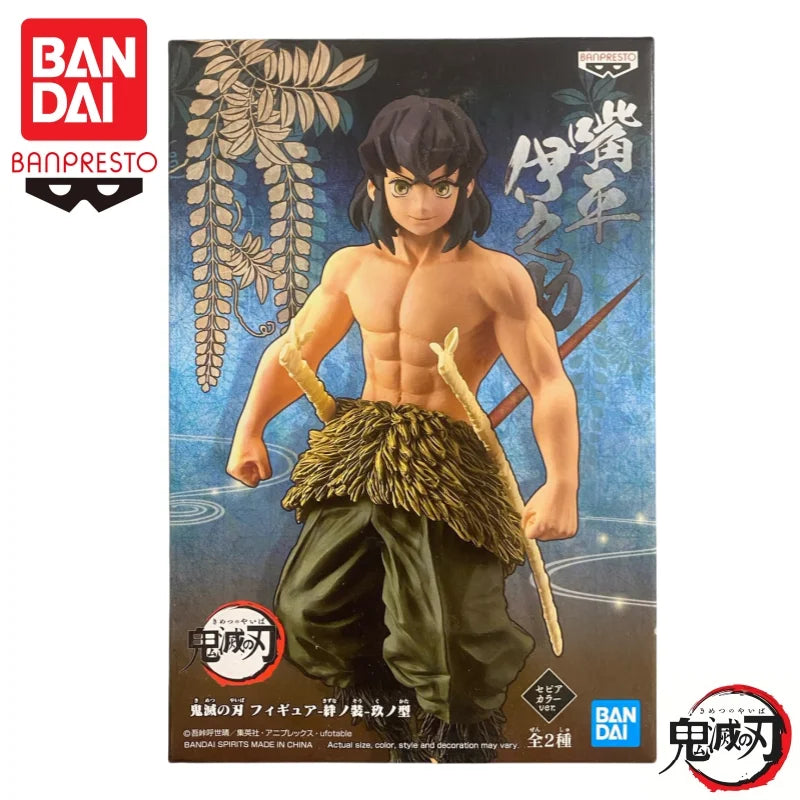 In Stock Bandai Original Banpresto Demon Slayer 9 Hashibira Inosuke Kochou Shinobu Action Figure Doll Brand New Boxed Garage