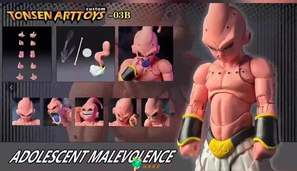 Tonsenarttoys Dragon Ball S.H.Figuarts SHF Adolescent Malevolence Majin Buu Boo Kid Anime Action Figures Model Collection Toys