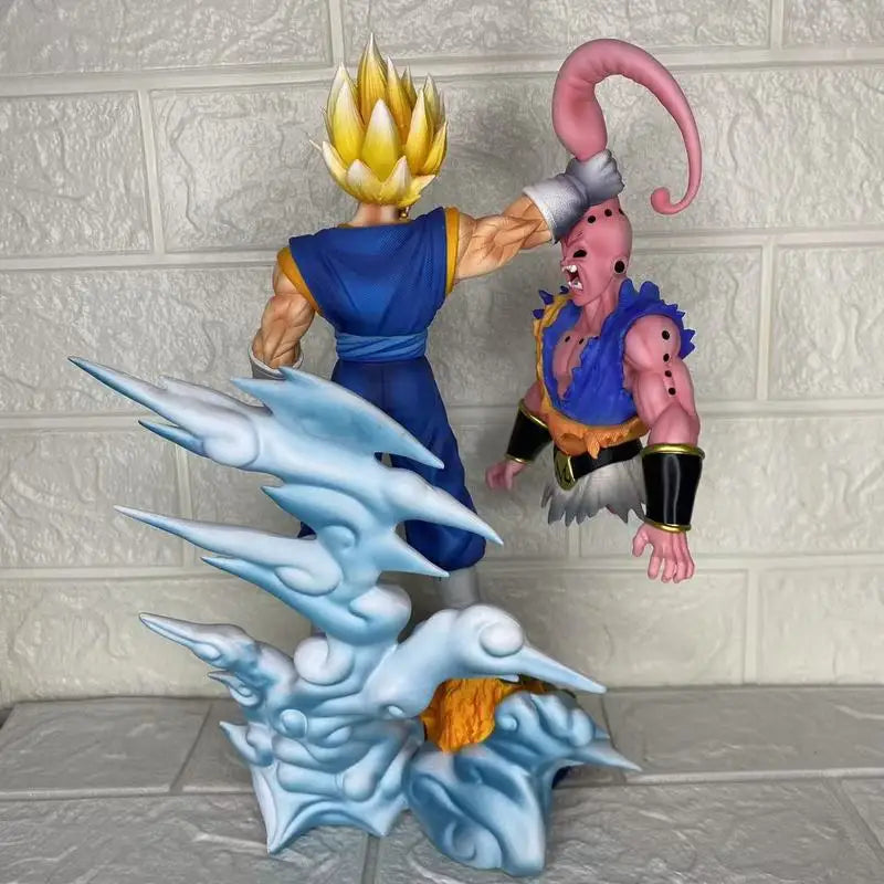 New 32cm Cs Vegetto Vs Buu Model Dragon Ball Action Figure Super Saiyan Pvc Statue Doll Collection Desktop Ornament Toys Gifts
