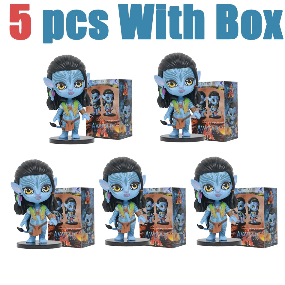 Avatar 2 Neytiri & Jake Sully PVC Figure Model Small Statues Collectibles Desktop Decorations Doll Models Decorations Gifts