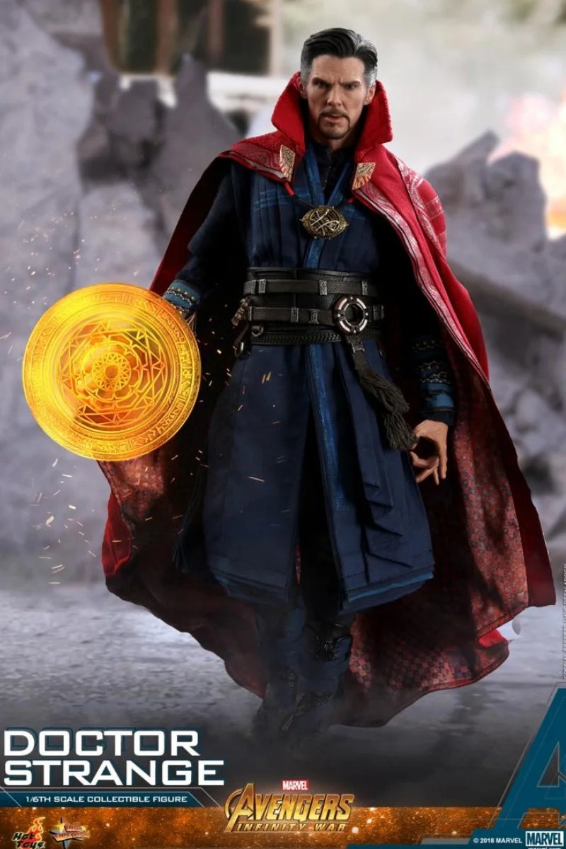 Original Hot Toys Doctor Strange Actin Figure 1/6 The Avengers Dr. Strange Figurine Ht MMS484 Bc Doctor Stranges Collection Toys