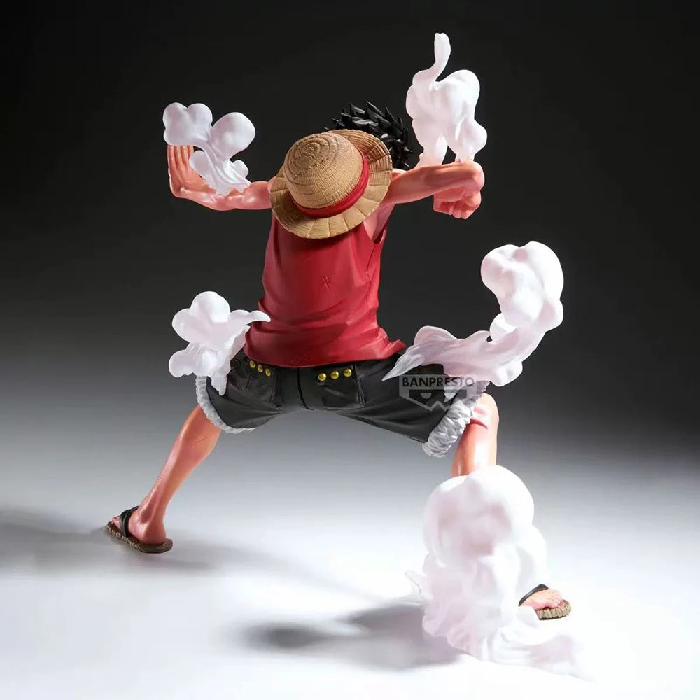 100% Original Bandai Spirits BANPRESTO Maximatic Plus One Piece Monkey D. Luffy I Anime Figure Collection Series Garage Kit