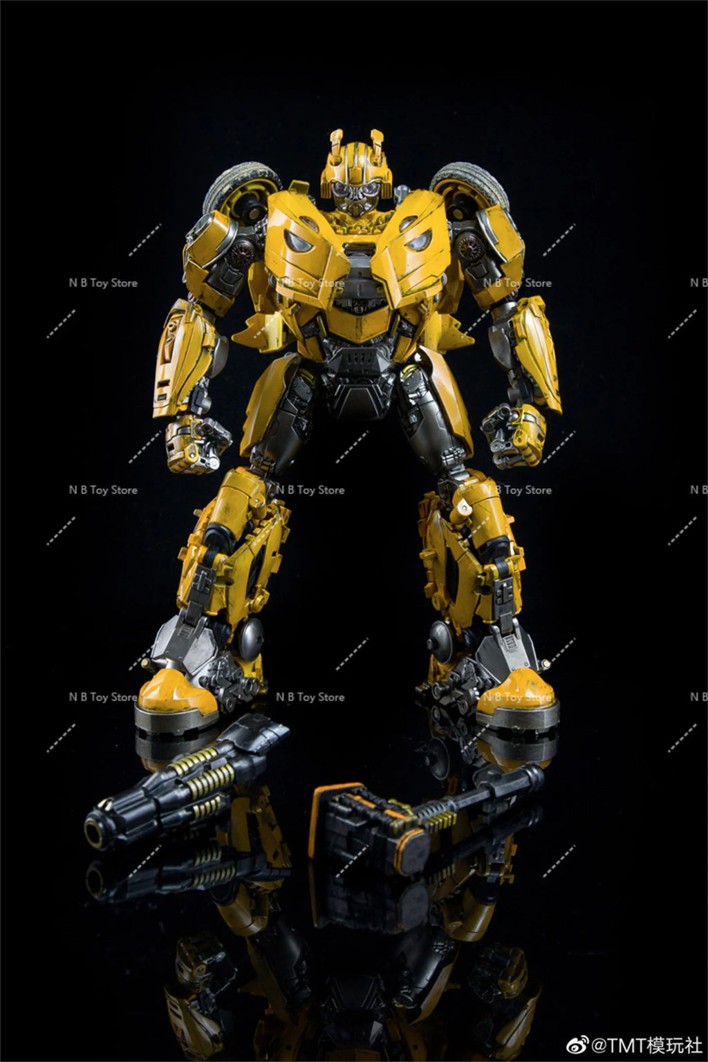 TMT Transformable Action Figure TMT-01, TMT01, Bee Battle Damage Coating, 3A Ratio, Robot Collect Gifts