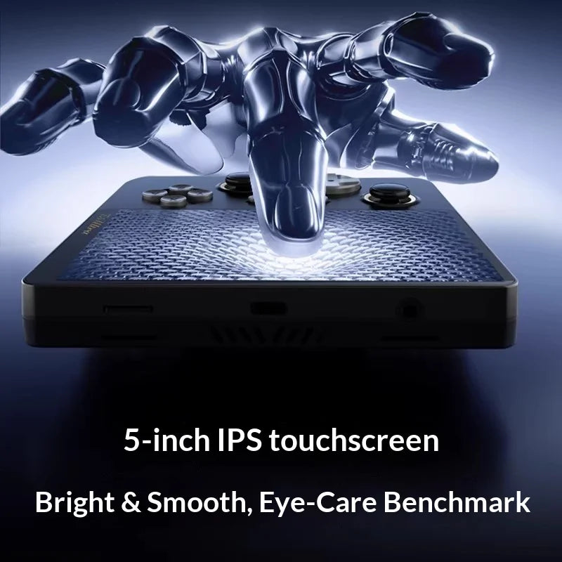 GAMEMT E5 Ultra Game Console 5" 1280*720 60Hz IPS Touch Screen 5000mAh Hall-Effect Joystick Portable Android Handheld Consoles