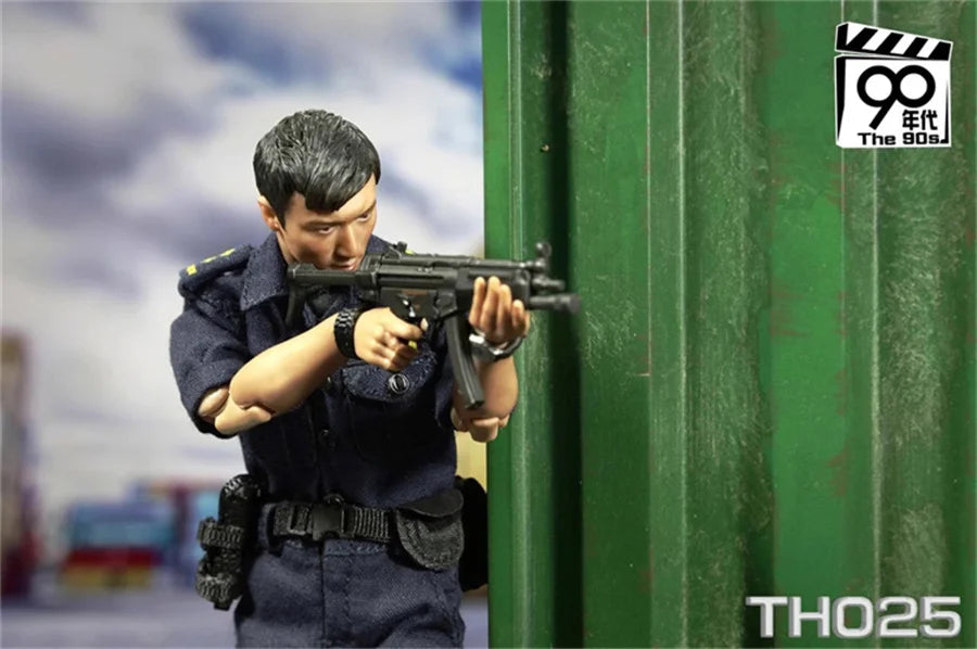 90's TH025 1/12 Scale Male Soldier Nicholas Tse Customs Task 6'' Full Set Collectible Action Figure Model Doll Toy For Fans Gift
