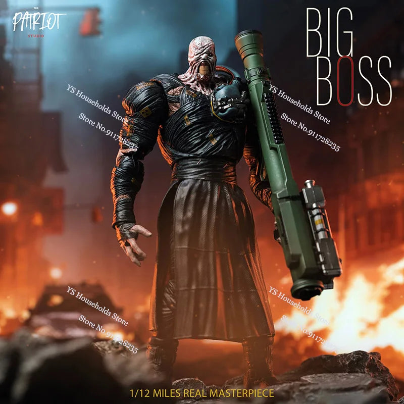 Patriot Studio 1/12 Scale Big Boss Villain Monster Action Figure Surival Game Simulation 6" Soldier Model Home Ornament Toys