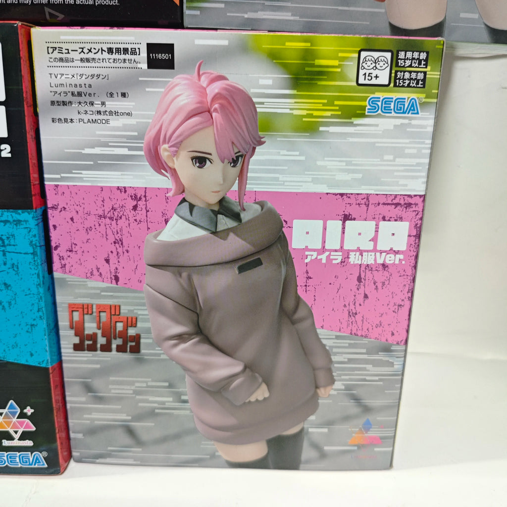Banpresto DAN DA DAN Evil Eye Anime MOMO & Elkaren & Seiko Action Figures Model Figurine Original Figuart Decoration Collection
