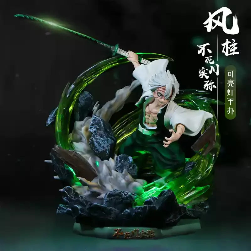 Kimetsu No Yaiba Anime Figure Tokitou Muichirou Demon Slayer Rengoku Kyoujurou  Mitsuri Shinobu Nezuko 18cm Model Birthday Gift