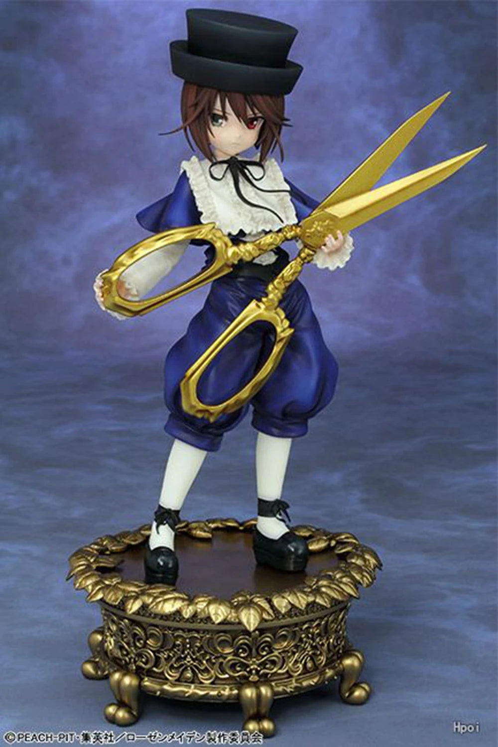 14CM Anime Rozen Maiden Souseiseki Figure Standing Posture Scissors Dress Model Toys Gift Doll Collection Decoration PVC