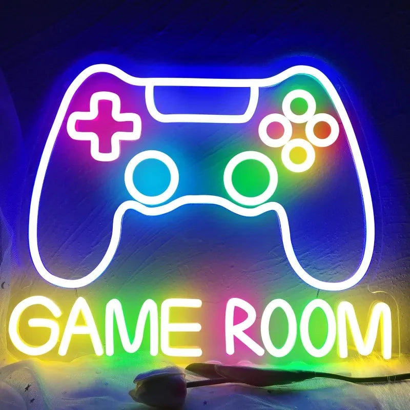 Gamer Neon for Gamer Room Decoration,LED Dimmable Light for Wall Decoration, Gamer Game Room Teen Boy Bedroom