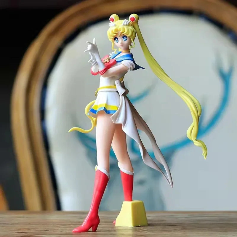 35cm Moon Anime  Figure Tsukino Usagi  Action Figurine Pvc Statue Model Collection Decor Toys kids Christmas Gifts