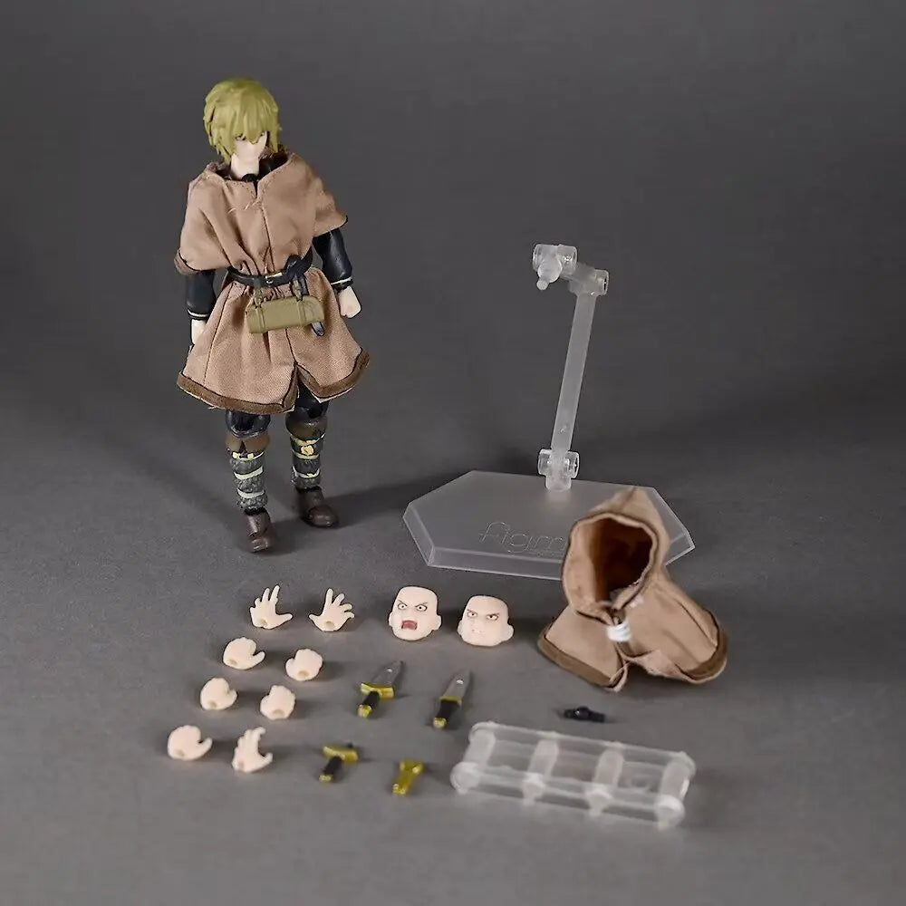 Thorfinn Karlsefni Figma 608 Action Figure Collectible Toy with Real Clothes Battle of Ice And Sea Quality Version New Color Box