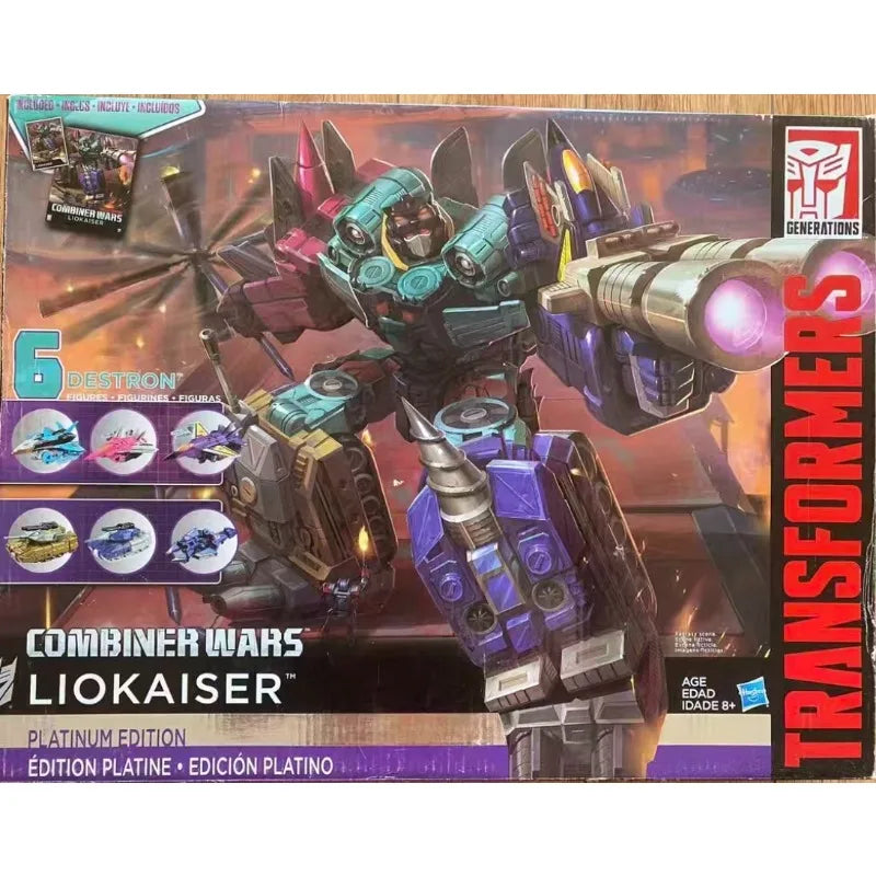Original Hasbro GENERATIONS Transformers Toy COMBINER WARS LIOKAISER Anime Figure Collection Model Toy