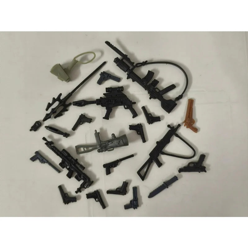 3.75" Gi Joe the trickshot logan chance w/5pcs Accessories Action Figure