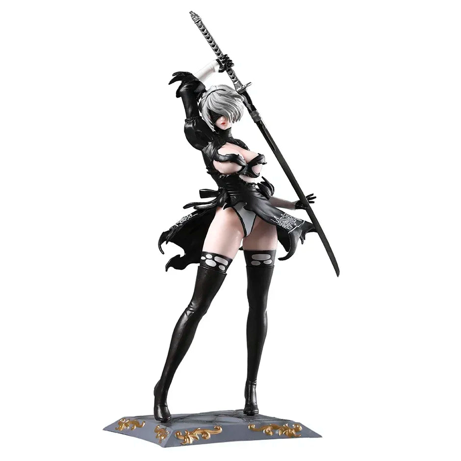 NieR Automata 2B YoRHa No.2 Type B 1/7 Scale Figure Model PVC Toy Display Gift Collection Statue