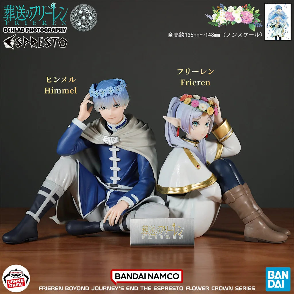 Bandai Original Frieren: Beyond Journey’S End Himmel Anime Action Figure Model Ornaments Frieren High Quality Pvc Figurines Gift