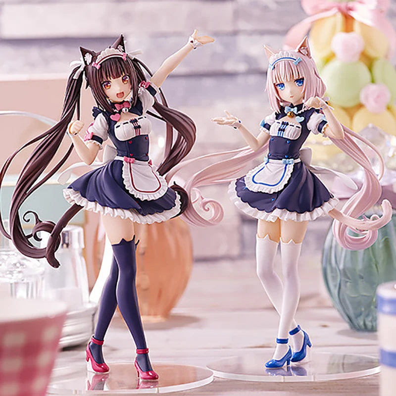 Judai Original GSC Up Parade Nekopara Chocola Vanilla Azuki Coconut Maple Cinnamon Cat Girls PVC Action Figure Model Toys