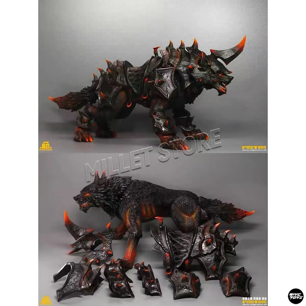 In Stock Fish Toys HY-032 Glory Wolf Special Edition Lava Action Figure Collectible Model Toy For Collectors