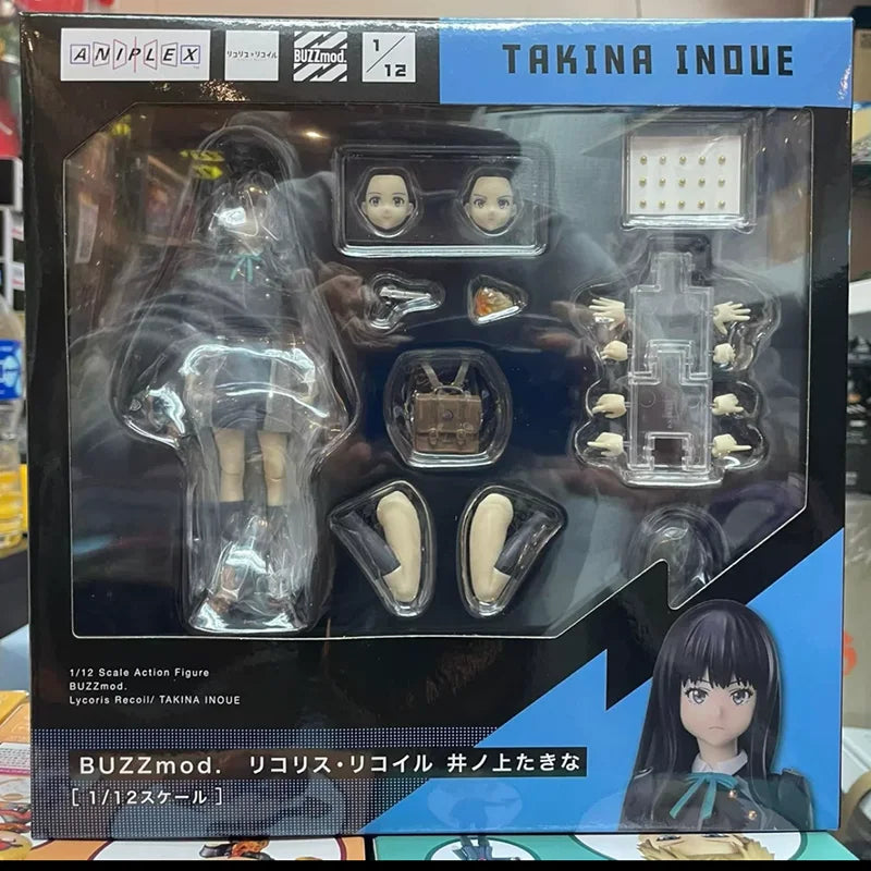 Original Aniplex Lycoris Recoil BUZZmod Chisato Nishikigi Takina Inoue 1/12 Scale In Stock Anime Action Collection Figures Model