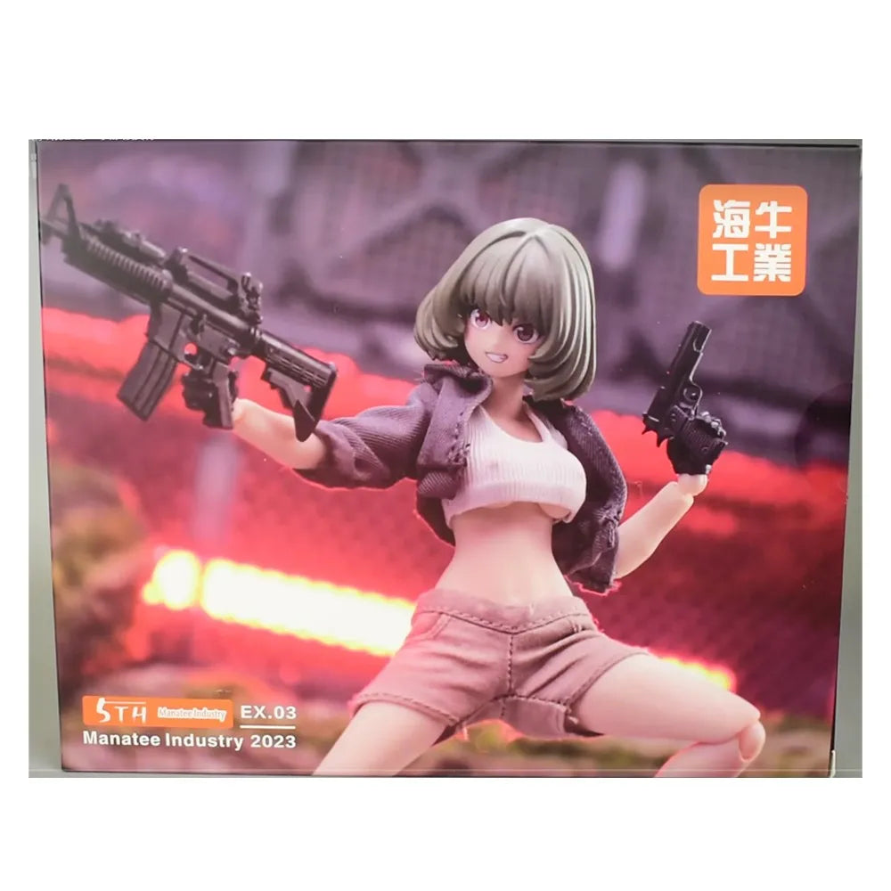 Original MANATEE INDUSTRY 1/12 ELLIE Action Figure 5th Anniversary Limited Edition Original Model Statue