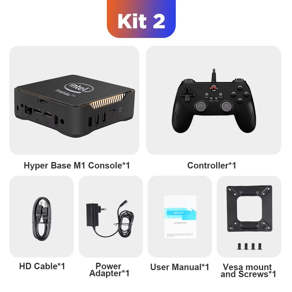 Retro Game Console Mini PC With 52000 Games 4K HD Windows 11 Pro For PS3/XBOX/PS2/PS1/WII/Sega Saturn/NES Portable Game Player