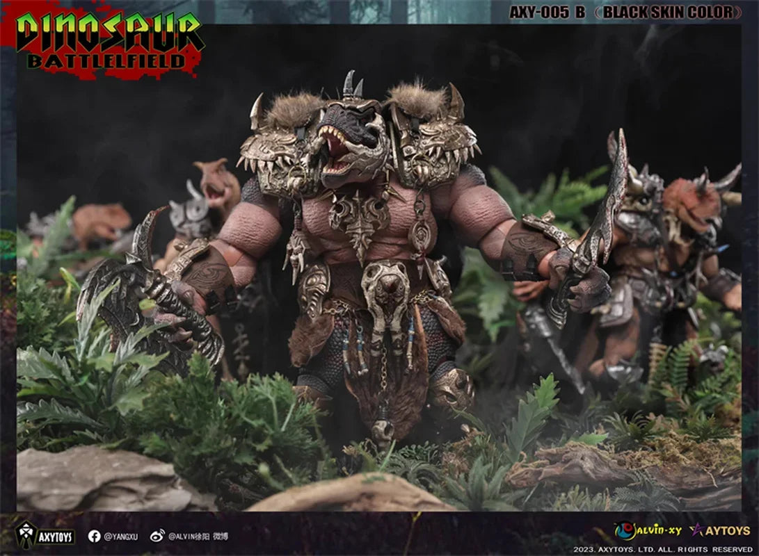 In Stock Original Axytoys Dinosaur Action Figure Battlefield Tyrannosaurus Rex 27cm Decoration Collection Model Toys Gifts