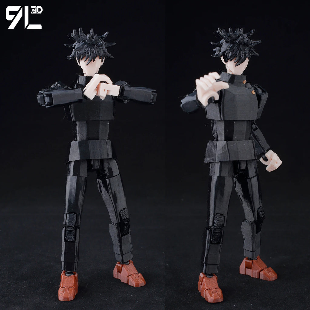 9L3D LUCKY13 Shikigami Duel Scene T13 Fushiguro Mahoraga Dogs Titan13 Poseable Dummy13 Anime Art Toys Model Christmas Gift