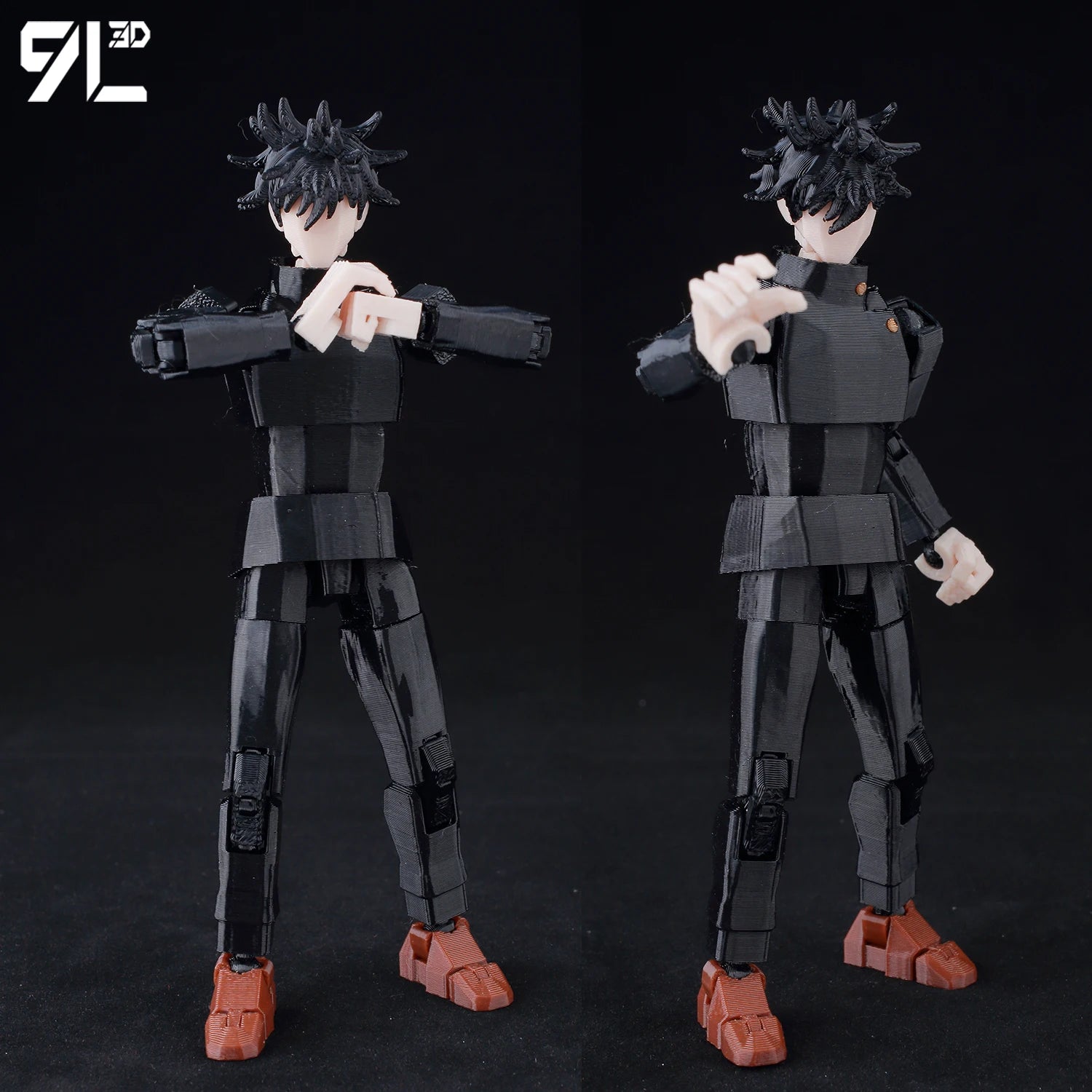 9L3D LUCKY13 Shikigami Duel Scene T13 Fushiguro Mahoraga Dogs Titan13 Poseable Dummy13 Anime Art Toys Model Christmas Gift
