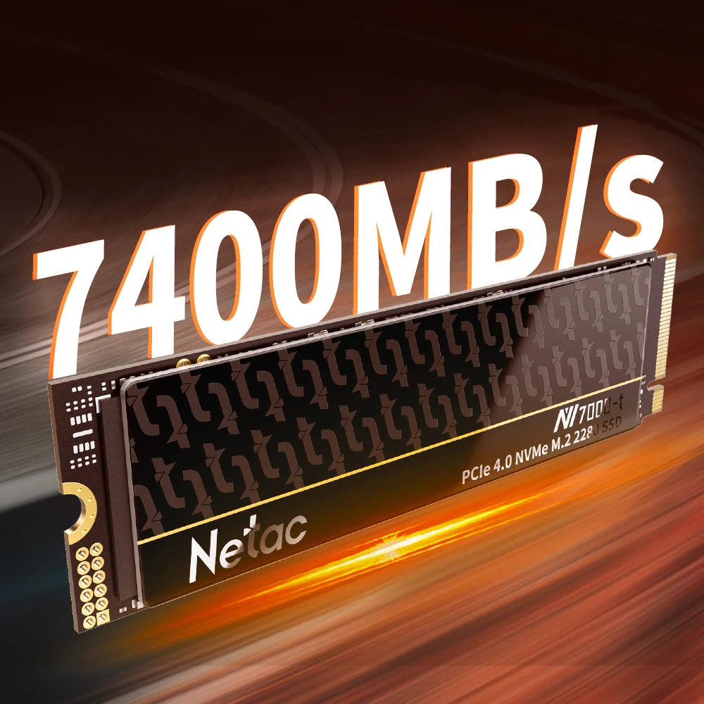 Netac 1TB 2TB 4TB M2 SSD NVMe 512gb PCIe4.0 M.2 2280 NV5000t NV7000t Internal Solid State Hard Disk For PS5 Laptop Desktop
