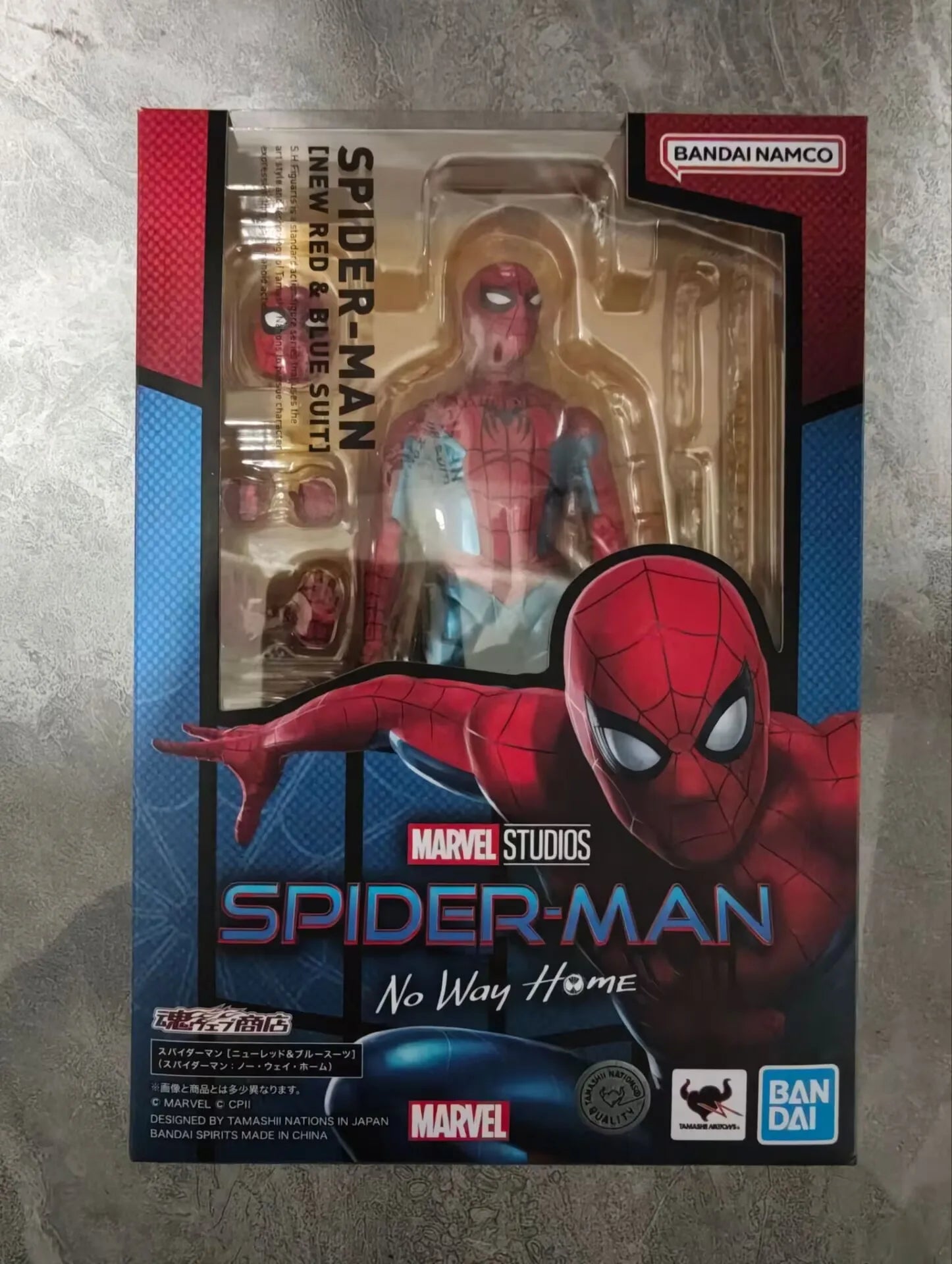 FIGUARTS SHF Spider Man New Red and Blue Cost