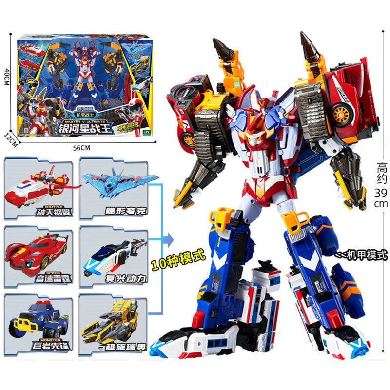 New Korea Tobot Transformation Robot Anime Cartoon Tobot Brothers Deformation Car Action Figure Large Vehicle For Child Gifts