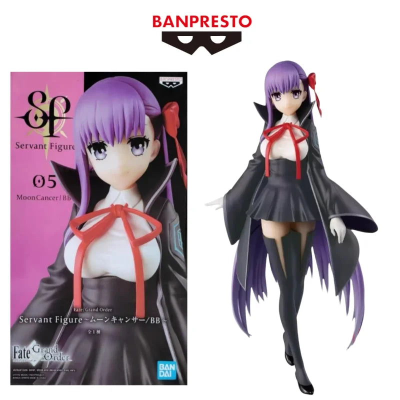 В наличност Оригинална фигурка BANDAI BANPRESTO FGO Fate/Grand Order Moon Cancer BB Byibyi Servant Figure Аниме Фигурка Модел Колекция Подаръци