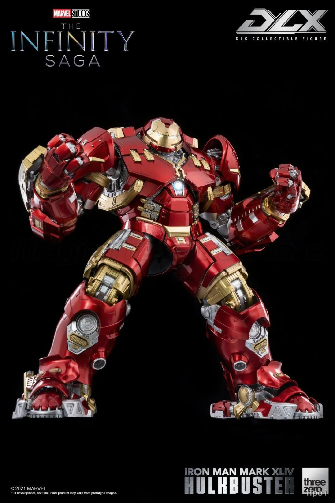 【MT】threezero Marvel 3Z0248 DLX The Infinity Saga Iron Man Mark 44 HulkBuster Action Figure Model Toy